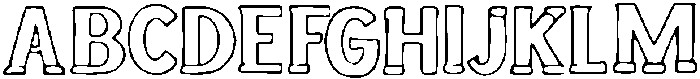 Kegeza ttf (400) Font UPPERCASE
