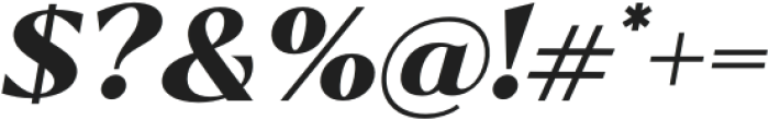 Kegina Black Italic otf (900) Font OTHER CHARS