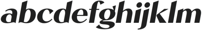 Kegina Extra Bold Italic otf (700) Font LOWERCASE