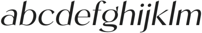 Kegina Light Italic otf (300) Font LOWERCASE