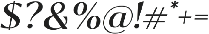 Kegina Medium Italic otf (500) Font OTHER CHARS