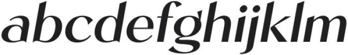 Kegina Medium Italic otf (500) Font LOWERCASE
