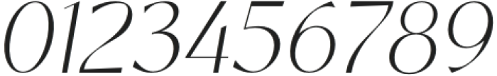 Kegina Thin Italic otf (100) Font OTHER CHARS