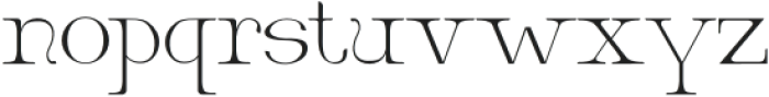 Kegla Regular otf (400) Font LOWERCASE