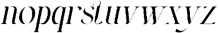 Kegson-Italic otf (400) Font LOWERCASE