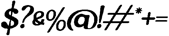 Keijing Italic otf (400) Font OTHER CHARS