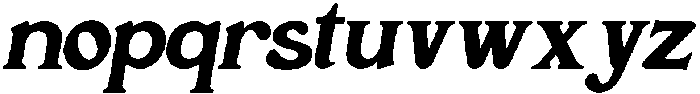 Keijing Italic otf (400) Font LOWERCASE