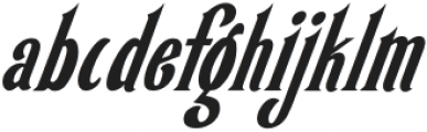 Kekfish-Regular otf (400) Font LOWERCASE