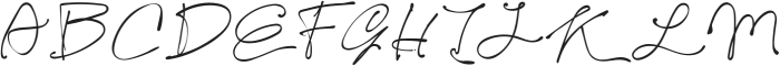 Kelly Signature Regular otf (400) Font UPPERCASE