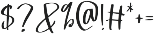 Kellyan Regular otf (400) Font OTHER CHARS