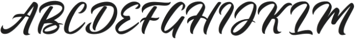 Kellyna Script Regular otf (400) Font UPPERCASE