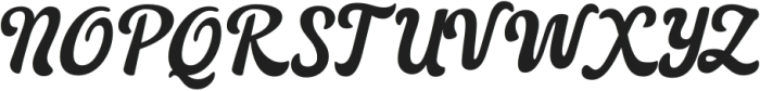 Keloka Regular otf (400) Font UPPERCASE