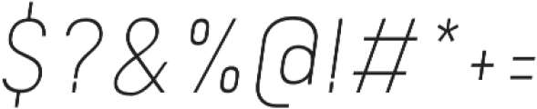Kelpt Sans B1 ExtraLight Italic otf (200) Font OTHER CHARS