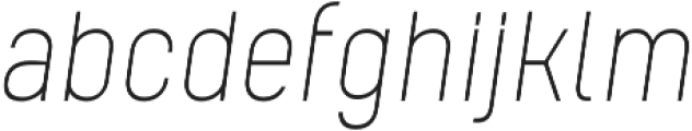 Kelpt Sans B1 ExtraLight Italic otf (200) Font LOWERCASE