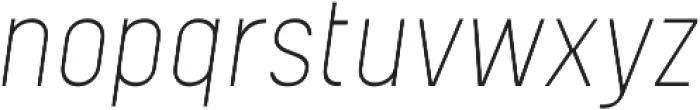 Kelpt Sans B1 ExtraLight Italic otf (200) Font LOWERCASE