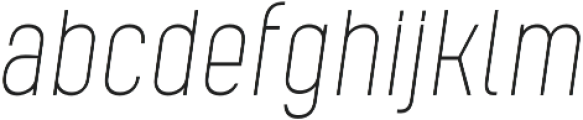 Kelpt Sans B2 ExtraLight Italic otf (200) Font LOWERCASE