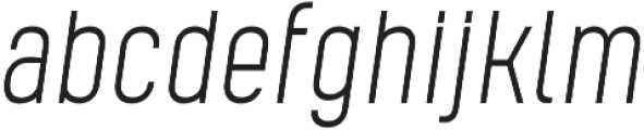 Kelpt Sans B2 Light Italic otf (300) Font LOWERCASE