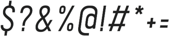 Kelpt Sans B2 SemiLight Italic otf (300) Font OTHER CHARS