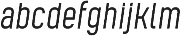 Kelpt Sans B2 SemiLight Italic otf (300) Font LOWERCASE