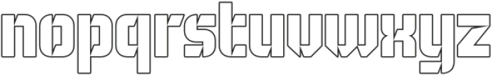 Kelra Star Outline otf (400) Font LOWERCASE