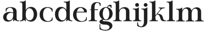 Kemri Regular otf (400) Font LOWERCASE