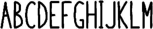 Kemuri Bold otf (700) Font UPPERCASE