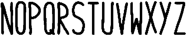 Kemuri Bold otf (700) Font LOWERCASE