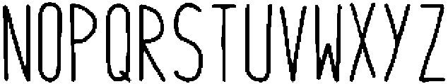 Kemuri Regular otf (400) Font UPPERCASE
