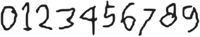 Kendraw Irregular otf (400) Font OTHER CHARS