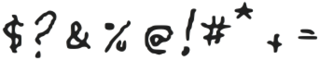 Kendraw Irregular otf (400) Font OTHER CHARS