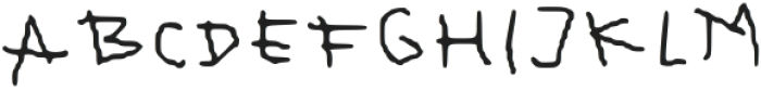Kendraw Irregular otf (400) Font UPPERCASE