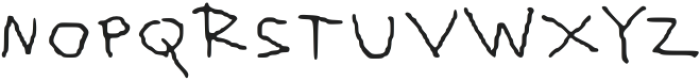 Kendraw Irregular otf (400) Font UPPERCASE
