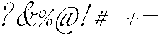 Kennedia Regular otf (400) Font OTHER CHARS