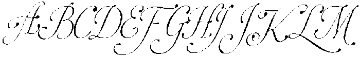 Kennedia Regular otf (400) Font UPPERCASE