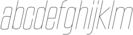 Kenyan Coffee UltraLight Italic otf (300) Font LOWERCASE