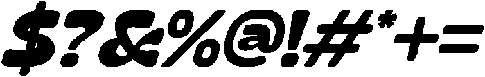 Kenziah Italic otf (400) Font OTHER CHARS
