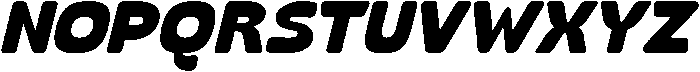 Kenziah Italic otf (400) Font UPPERCASE