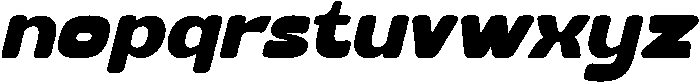 Kenziah Italic otf (400) Font LOWERCASE