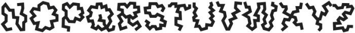 Kenzoo Supplies ZigZag otf (400) Font UPPERCASE