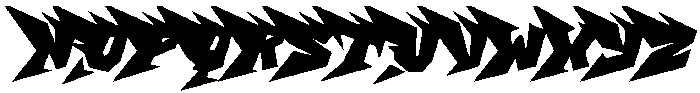 Kenzora-Regular otf (400) Font UPPERCASE