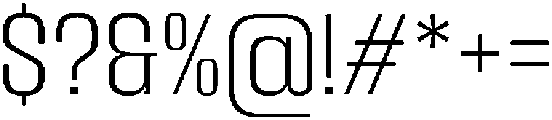 Kepater Extra Light otf (200) Font OTHER CHARS