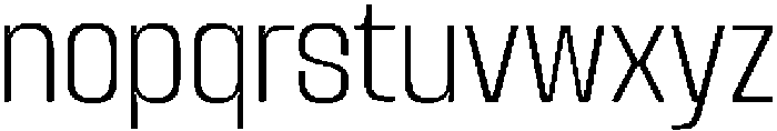 Kepater Extra Light otf (200) Font LOWERCASE