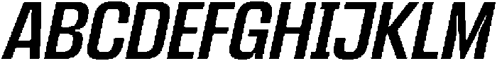 Kepater Medium Italic otf (500) Font UPPERCASE