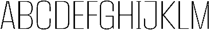 Kepater Thin otf (100) Font UPPERCASE