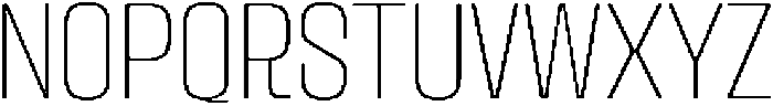 Kepater Thin otf (100) Font UPPERCASE