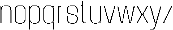 Kepater Thin otf (100) Font LOWERCASE