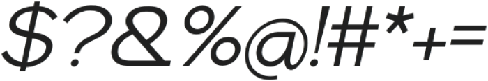 Keratus Light Italic otf (300) Font OTHER CHARS