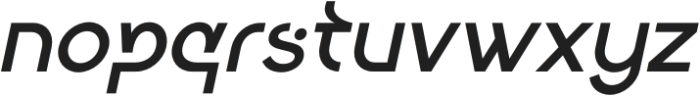 Keratus Medium Italic otf (500) Font LOWERCASE
