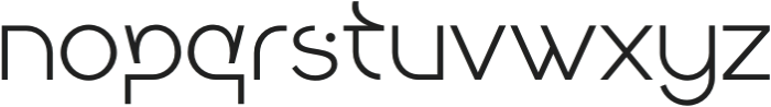 Keratus Thin otf (100) Font LOWERCASE