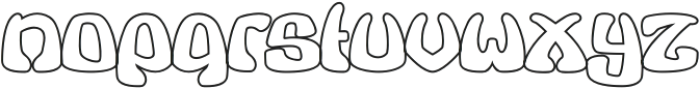 Keretro Outline otf (400) Font LOWERCASE